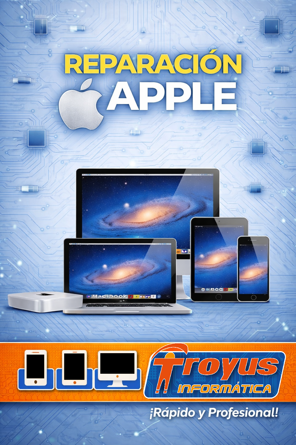apple, macbook, mac mini, imac, ipad, iphone
